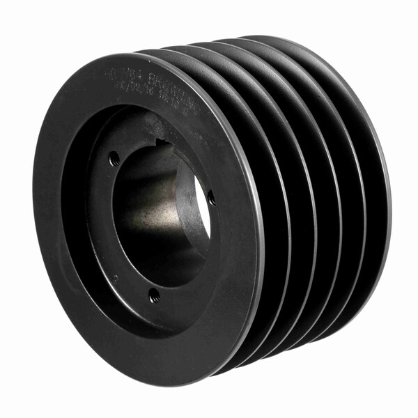 5 Groove Cast Iron Bushed Bore Multiple Sheave, 5B5V64